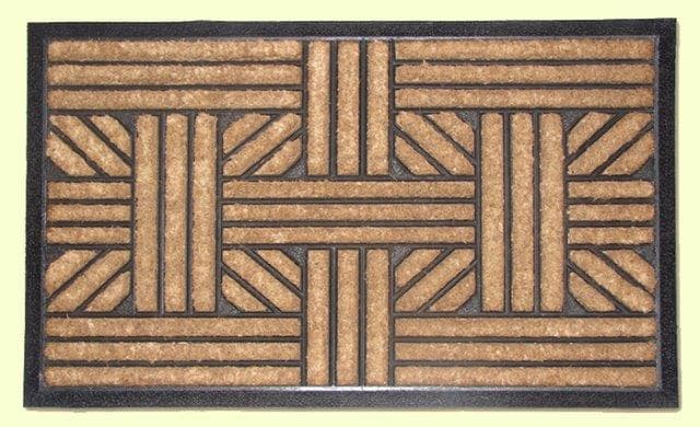 Rubber Coir Moulded Mat 45cmx75cm 20 Mm